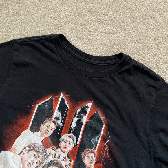 Starship Entertainment Hashtag XS Monsta X Double Sided Graphic T-Shirt K-Pop - Picture 3 of 12